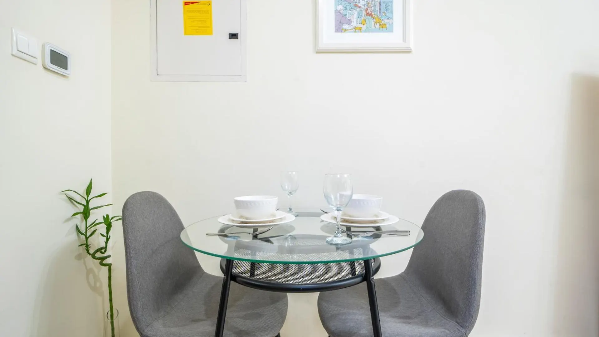 Lägenhet Elegant Studio Downtown 4Min Walk To Burj Khalifa Dubai