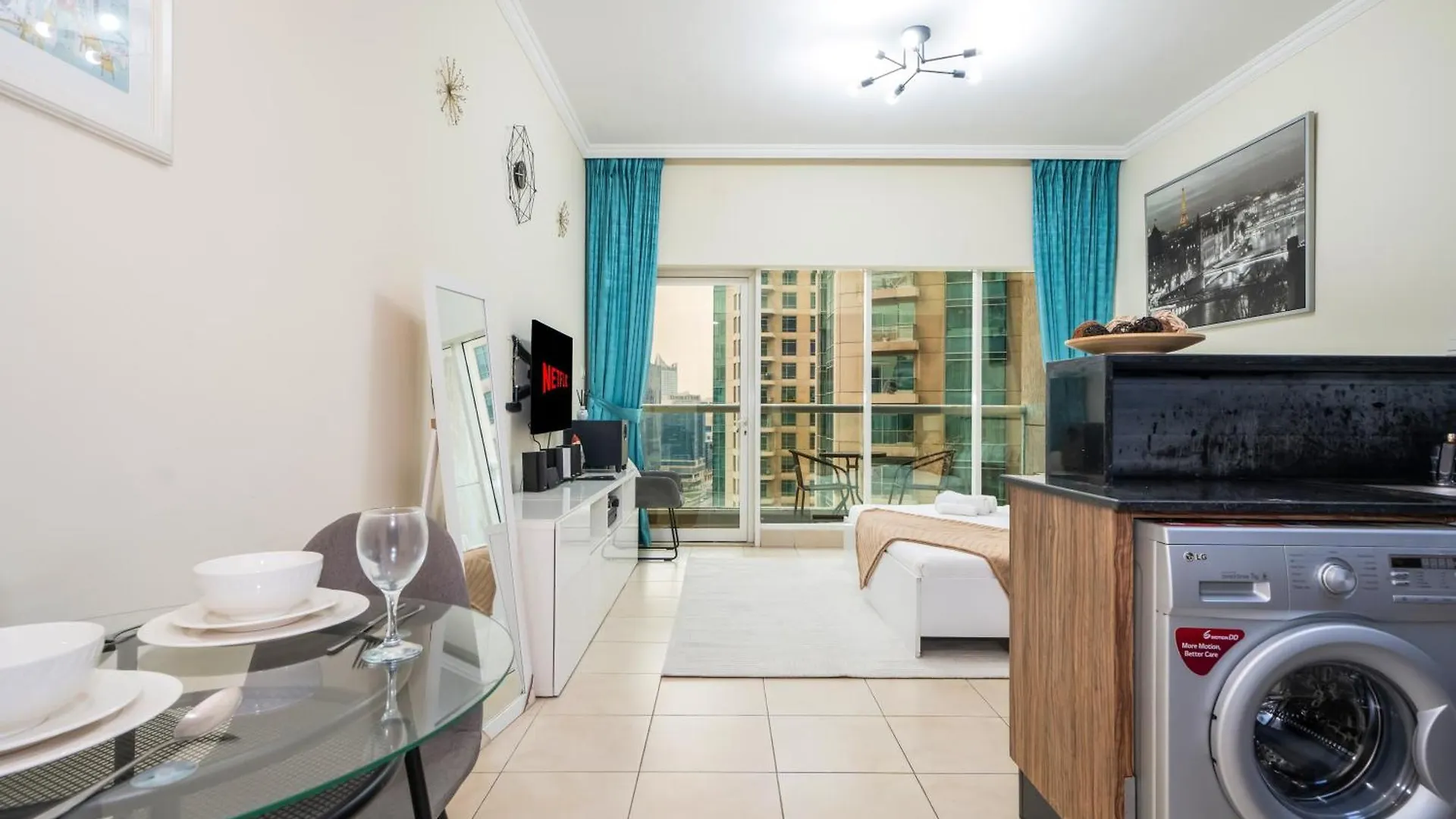 Lägenhet Elegant Studio Downtown 4Min Walk To Burj Khalifa Dubai Förenade Arabemiraten